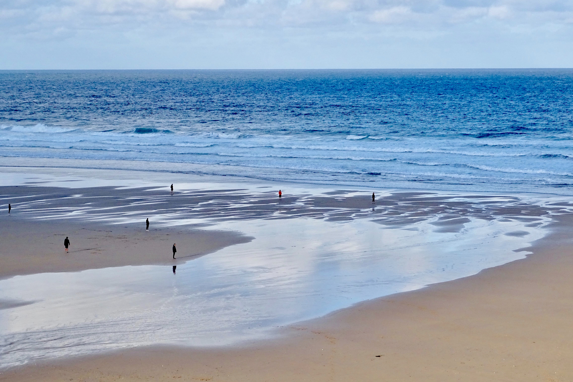 Watergate Bay, einer der schönsten Strande in Cornwall