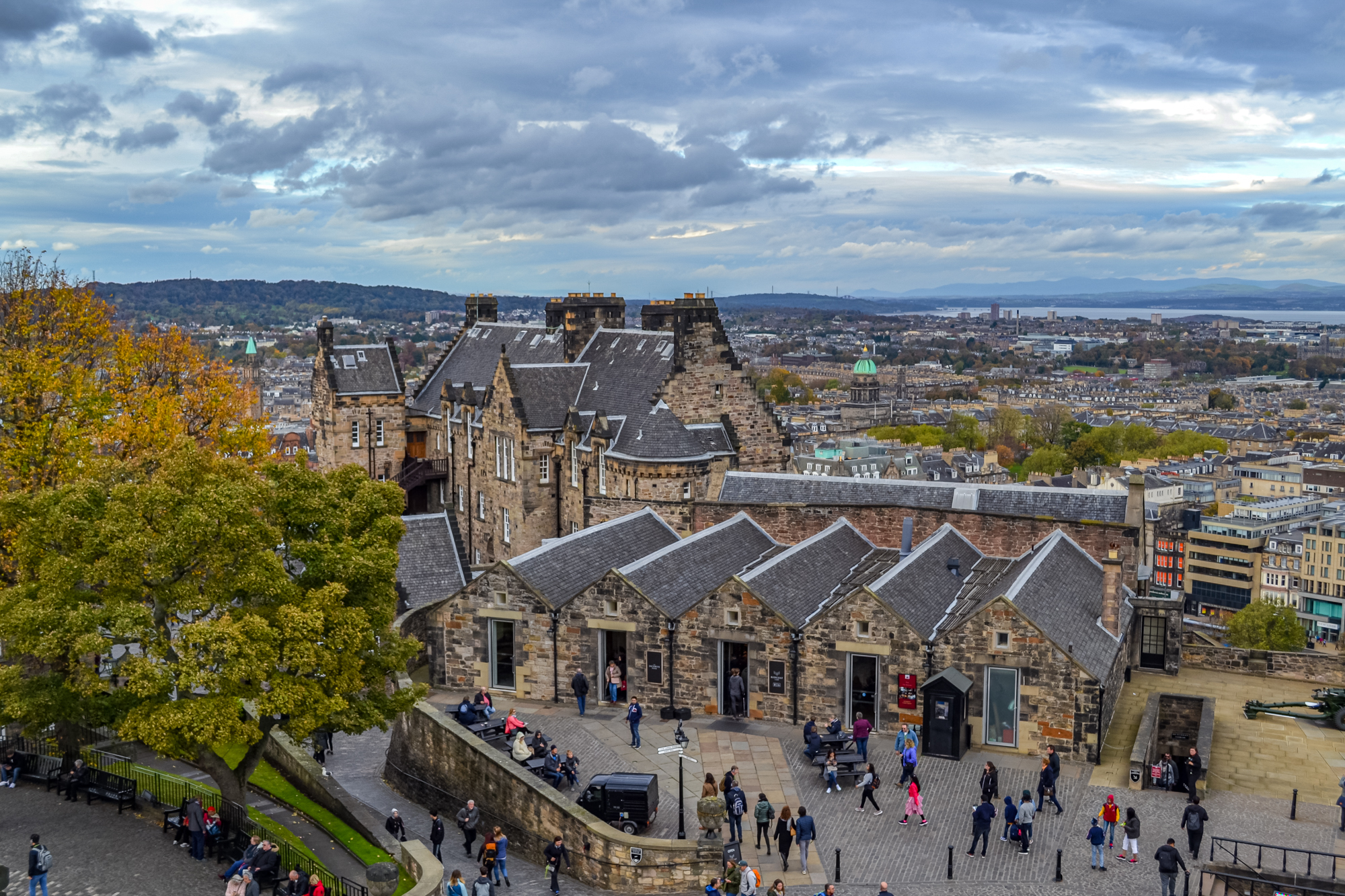 Edinburgh Castel Gebäude auf dem Gelände