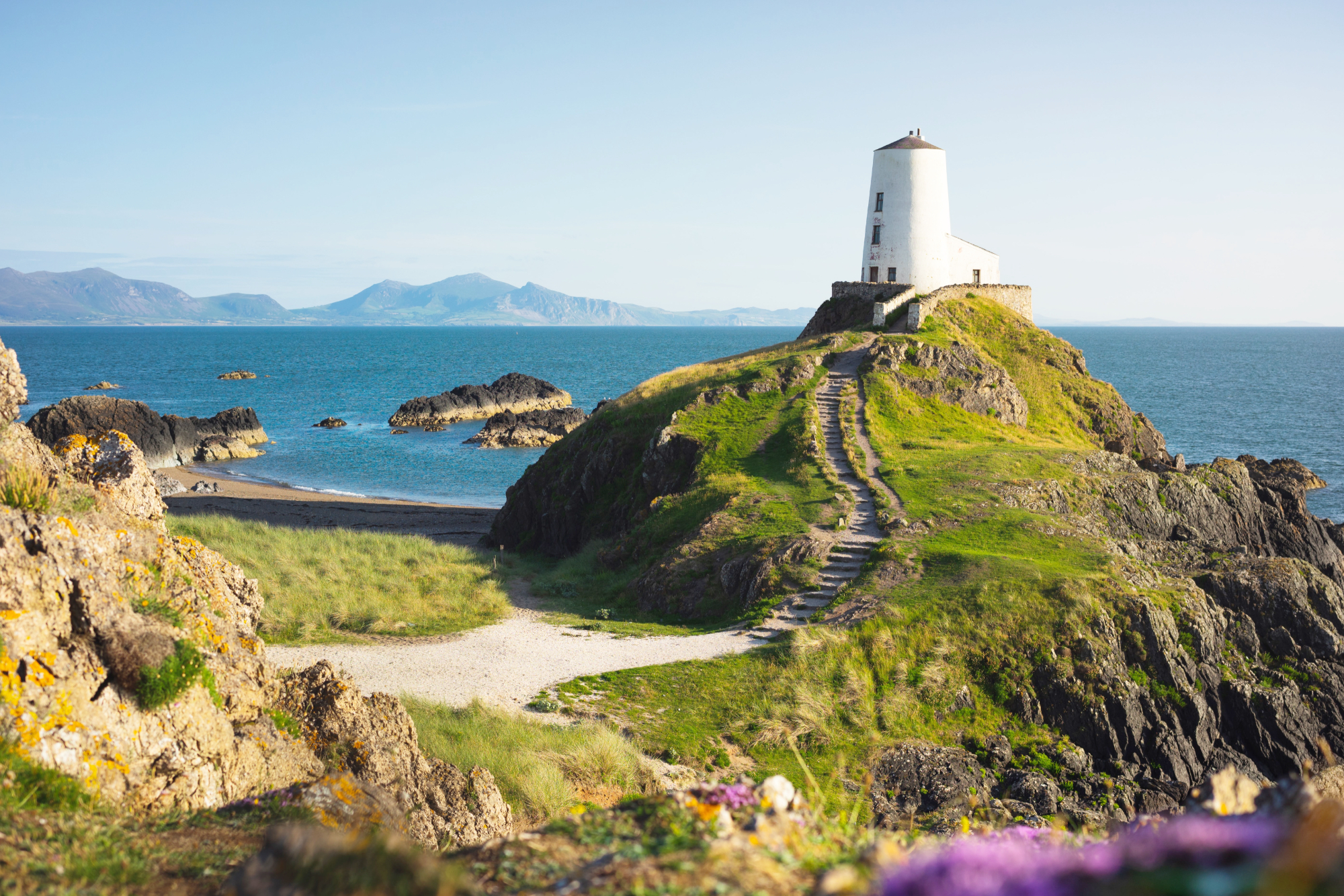 Ynys Llanddwyn auf Anglesey in Wales